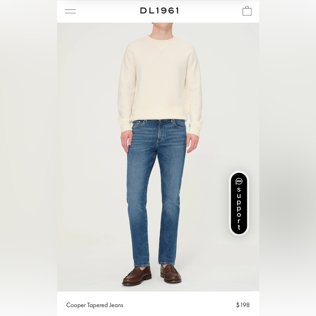 Dl1961 Cooper Tapered Blue Jeans
